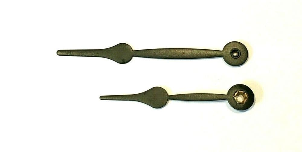 Replacement Hermle Mechanical Clock Hands 92mm Black Spade HE92B
