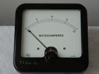 0-20 Microamps, Panel Mounted, Ammeter [1R17E]