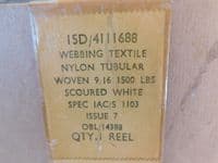1 Metre Upto 250m Parachute Tubular Webbing 9/16