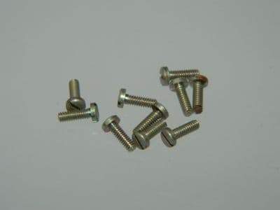 10 x 0-80 UNF Pan Head Steel Screws Fastener Length 3/16