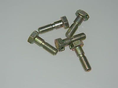 10 x 10-32 UNF Bolts Drilled Hex Head Shouldered Steel Length 5/8 ...