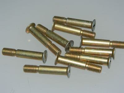 10 x 10-32 UNF Countersunk Slotted Head Bolts Length: 1