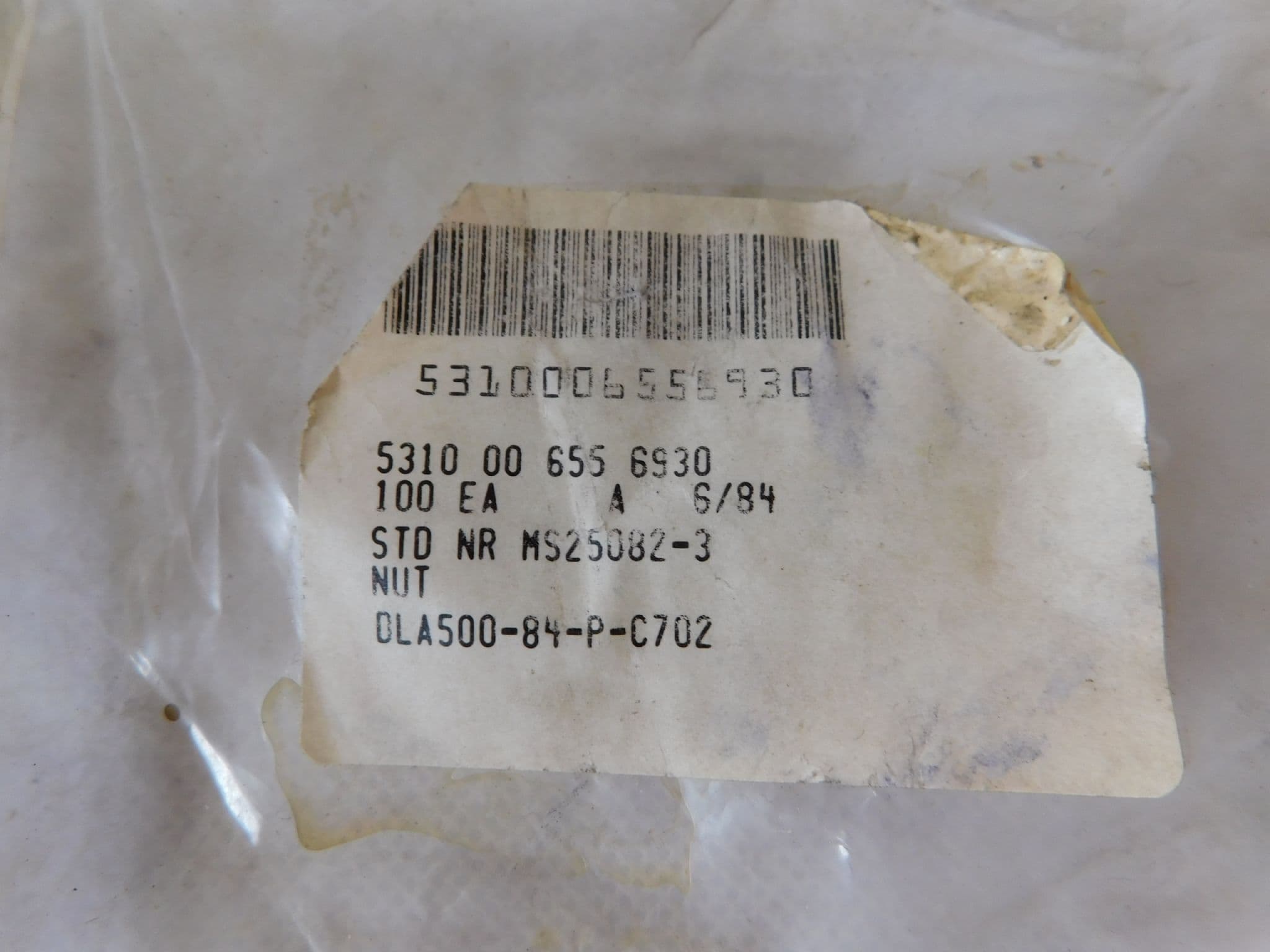 10 x 10-32 UNF Thin Nuts 1/8