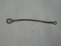 10 x 11cm Long Aircraft Bonding Leads With Lug Ends [1R8D]