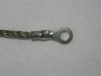10 x 11cm Long Aircraft Bonding Leads With Lug Ends [1R8D]