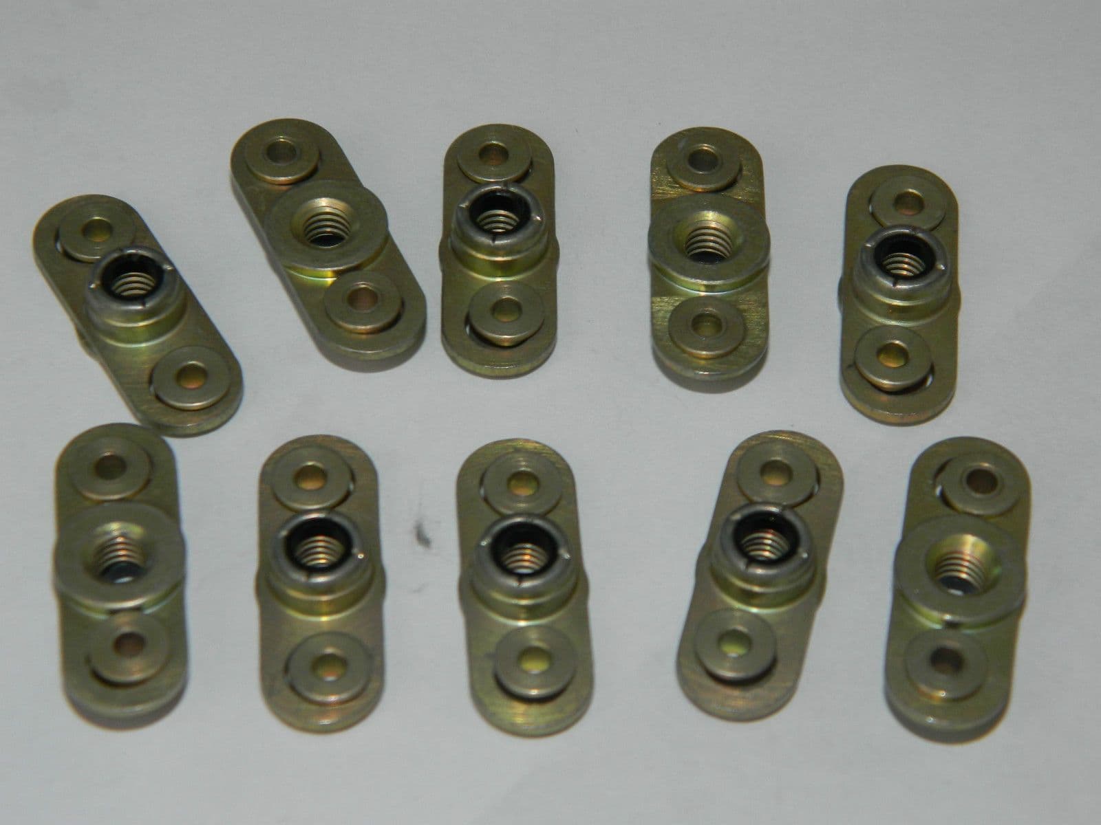 10 x 2BA Anchor Nuts Cadmium Plated Steel Nyloc Part Number DHS1175C1 [F11]