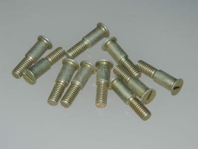 10 x 2BA Bolts Shouldered CSK Slotted Head Length 13/16