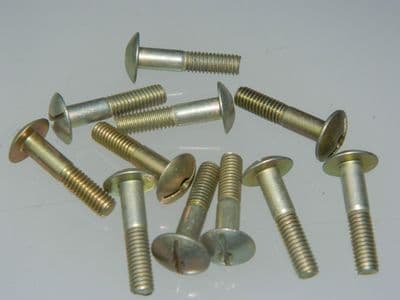 10 x 2BA Mushroom Head Bolt 7/8