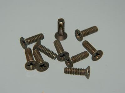 10 x 4-40 UNC Screws CSK Stainless Steel 3/8