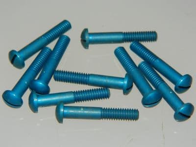 10 x 4BA Aluminium Alloy Slotted Bolts 13/16