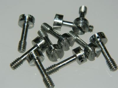 10 x 6-32 UNC Screws Slotted Cheese Drilled Head Length 1/2