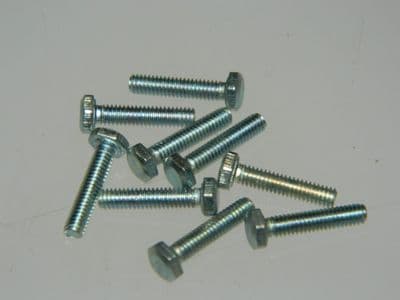 10 x 6BA Machine Screw Fully Threaded Fastener Length 1/2