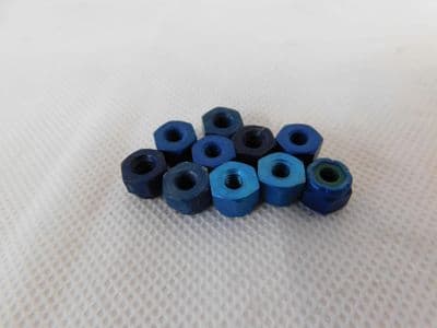 10 x 8-32 UNC Alloy Locking Nuts, Part No MS21044D08 [CN1A-2]