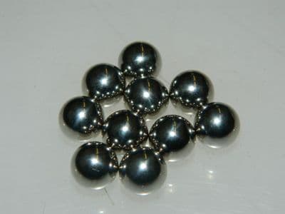 10 x 9.5mm Diameter Steel Ball Bearing Catapult Slingshot Ammo [P10]
