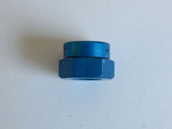 10 x Aircraft Stiffnuts Blue Alloy 1/4