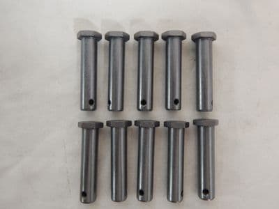 10 x Aircraft Straight Headed Pins, 8mm Diam, 35mm Long, JN0195-08035 [GR2B-10]