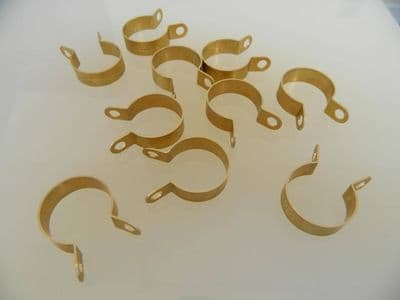 10 x Aluminium Loop Clamps Inside Diameter 0.875