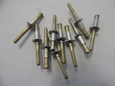 10 x Blind Rivets, Alluminium Alloy, 0.188