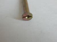 10 x CSK Slotted Head Steel Aircraft Bolts, 1/4" BSF, Grip 1.5", AS1242-15E [I8]