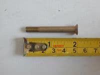 10 x CSK Slotted Head Steel Aircraft Bolts, 1/4" BSF, Grip 1.5", AS1242-15E [I8]