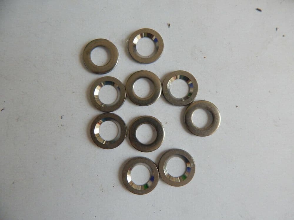 10 x CSK Steel Aircraft Washers 3/8
