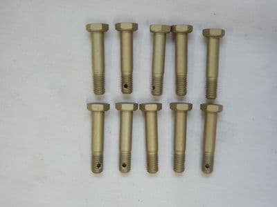 10 x Hex Head Aircraft Bolts, M5, 3/4
