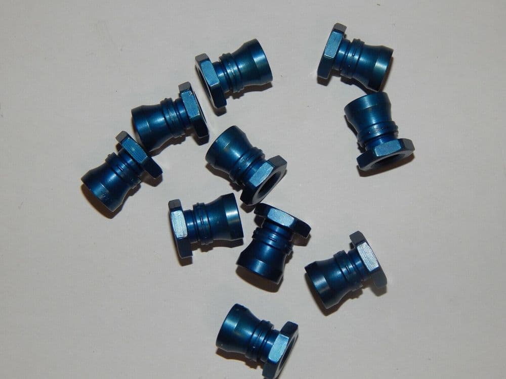 10 x Hi-Lok Pin Rivet Collars M5 Thread HLM370-05 Aluminium GR3B-2