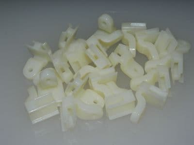 10 x Lightening Hole Cable Tie Mounts Nylon Panduit M3 Part LHMS-S6-D [CN1B-12]