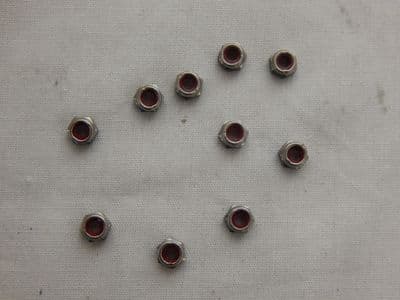 10 x Locking Nuts, Thread 4-40 UNC, Steel, Part No. 79-160-40 [GR2B-14]