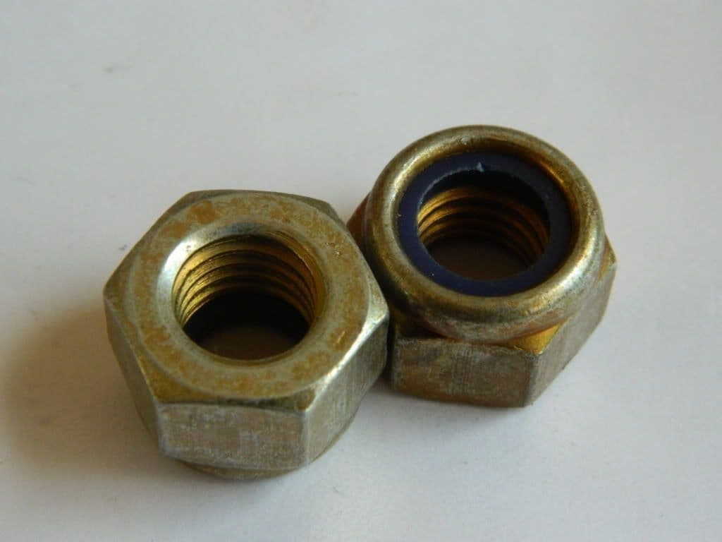 10 x M12 Nylon Insert Lock Nuts Nyloc Nuts Cadmium Plated Metric M121 75 Q22