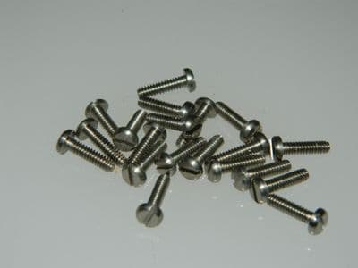 10 x M2.5 Bolts Pan Head Steel Fully Threaded Length 11mm [CN1C-7]