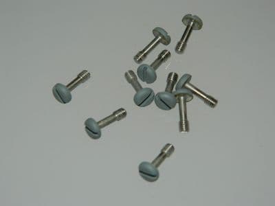 10 x M2.5 Captive Screws Slotted Pan Head Steel Length 8mm [S9]