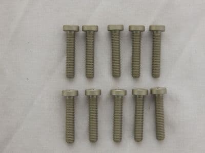 10 x M4 Aircraft Machine Screws, Pan Head, Cross Head, JN0066-04020Z [GR2B-7]