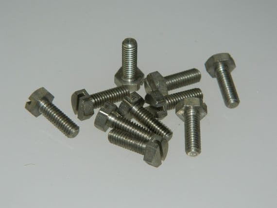 10 x M4 Bolts Hex Head Metric Stainless Steel Fully Threaded Length 12mm  [J15]
