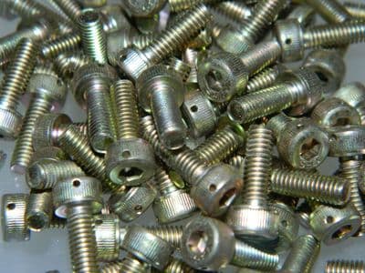 10 x M4 Cap Headed Socket Screw Cadmium Plated Steel 12mm Long [O12]