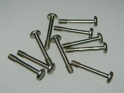 10 x M4 Pan Head Screw Slotted Length 25mm Metric Bolts Screw [Q24]