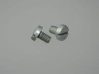 10 x M4 Screw Slotted Head Steel Metric Fully Threaded Length 6mm [B12]