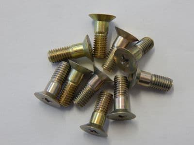 10 x M5 Countersunk Screws Phillips Head Fastener Length: 1/2