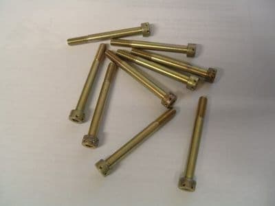 10 x M5 Machine Screws Socket Head Length 45mm Part Number NOR466F5-46-12 [A5]