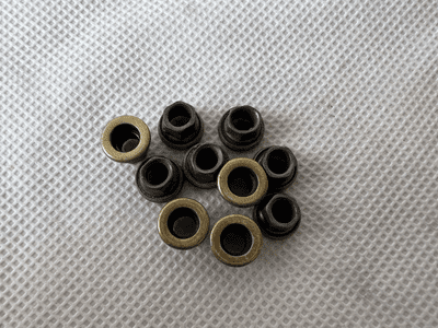 10 x M5 Reduced Hex Head Nuts With Integral Washer LN29790M5 [O1]