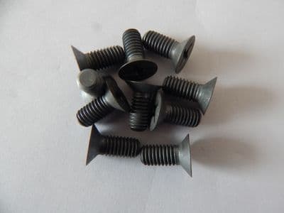 10 x M6 Bolts Countersunk Torq-Set Steel Length 14mm [V20]