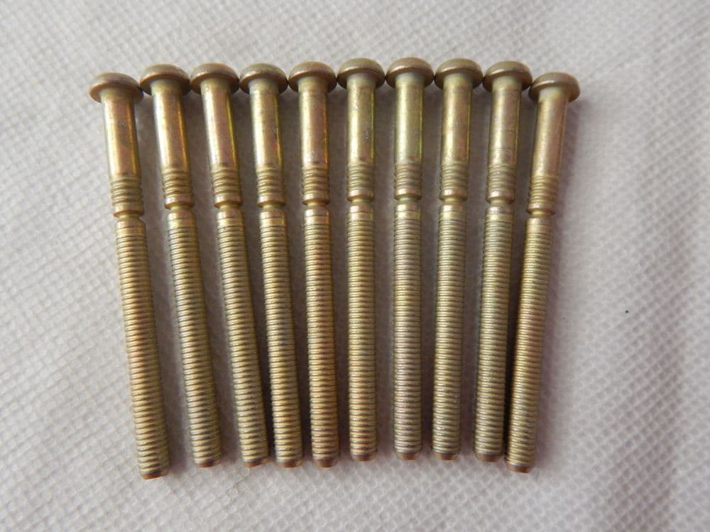 10 x Nom Size 0 190 Pin Rivets Grip Length 0 532