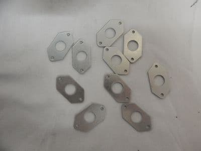 10 x Nut Spacer Plates, Aluminium, 9.75mm Centre, JN0320-80A1 [GR2B-4]