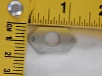 10 x Nut Spacer Plates, Aluminium, 9.75mm Centre, JN0320-80A1 [GR2B-4]