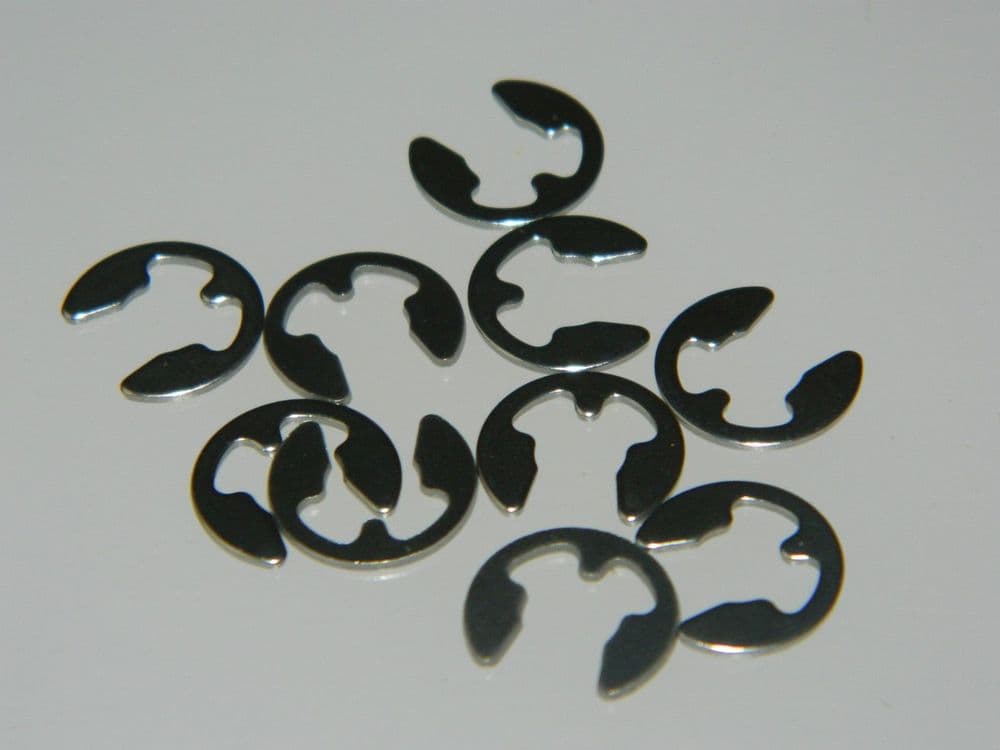 10 x Retaining Circlips Shaft 6 - 8mm Lock Snap E Rings G17