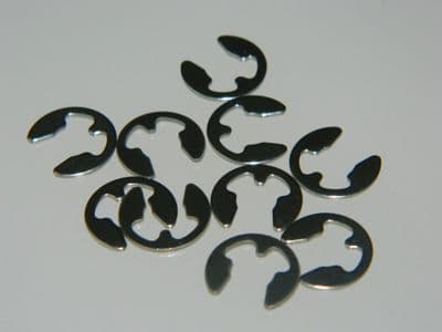 10 x Retaining Circlips Shaft 6 - 8mm Lock Snap E Rings [G17]