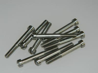 10 x Slotted Drilled Cheese Head Screws Steel Length 1 1/8