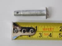 10 x Slotted Head Aircraft Clevis Bolts, 1/4