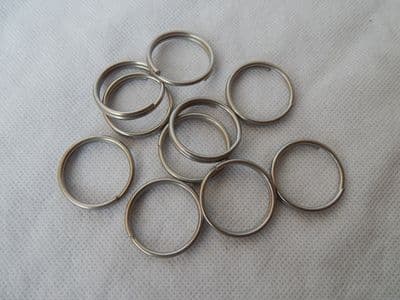 10 x Split Rings, Keyrings, 1