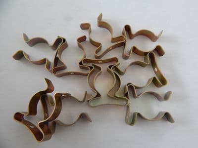 10 x Spring Clips Size 3/4